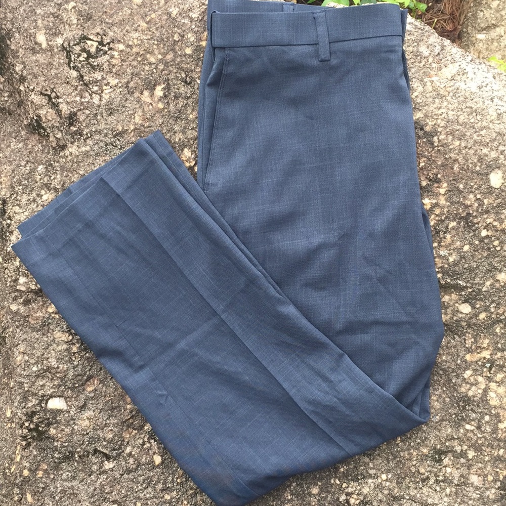 EUC Savane Men’s Dress Pants Steel Blue 38 X 32